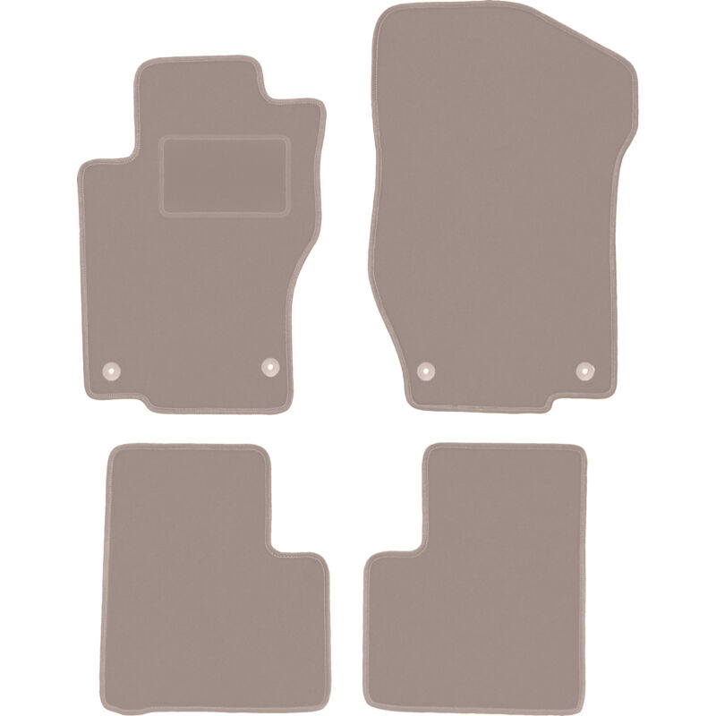 Tapis en velours beige pour : Mercedes ML W164 SUV (2005-2011)