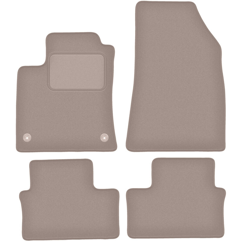 Tapis en velours beige pour Renault Clio V berline (2019-)