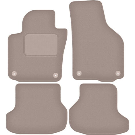 Tapis en velours beige pour Volkswagen Golf VI cabriolet (2011-2016)