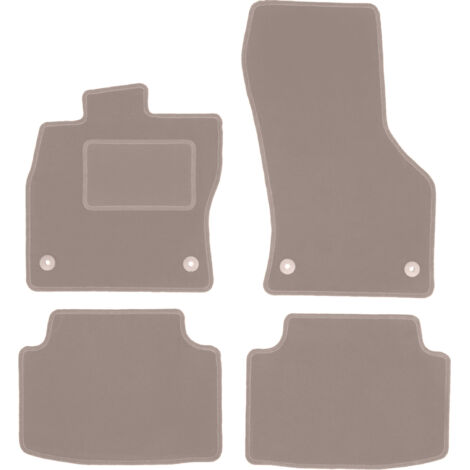 Tapis en velours beige pour Volkswagen Tiguan II crossover (2015-)