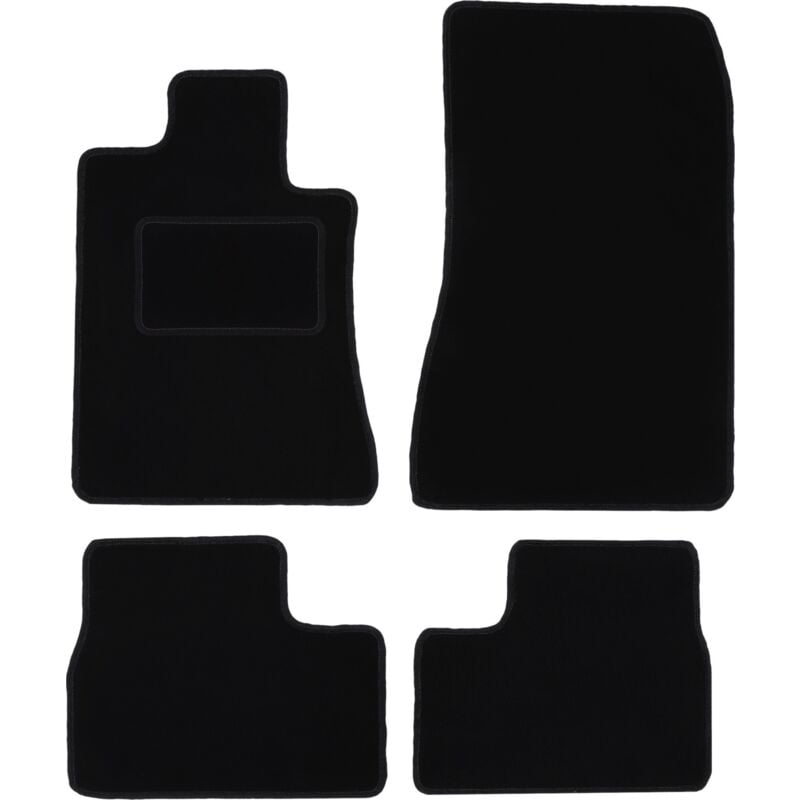Tapis en velours noir pour : BMW 3 E30 berline, break (1982-1994)