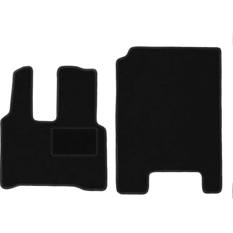 Tapis en velours noir pour camion Mercedes Actross MP4 (2011-)