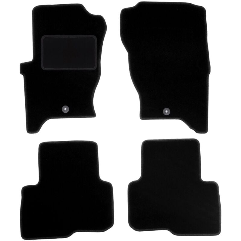 Tapis en velours noir pour : Land Rover Discovery III SUV (2004-2011)