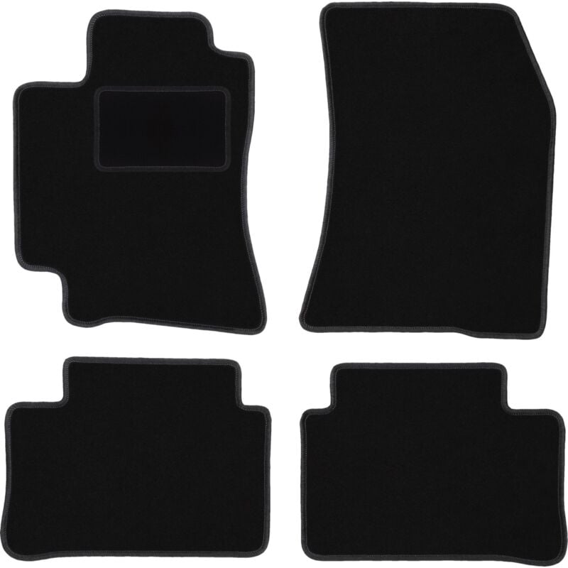 Tapis en velours noir pour : Lexus IS I berline (1998-2005)