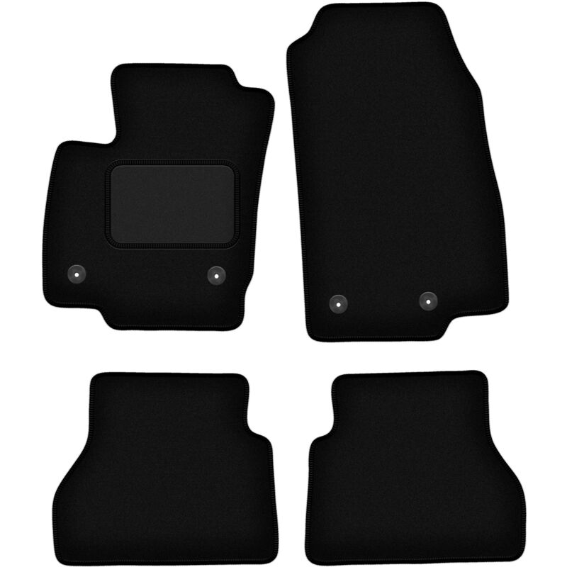 Tapis en velours noir pour : monospace Ford B-MAX (2012-2017)