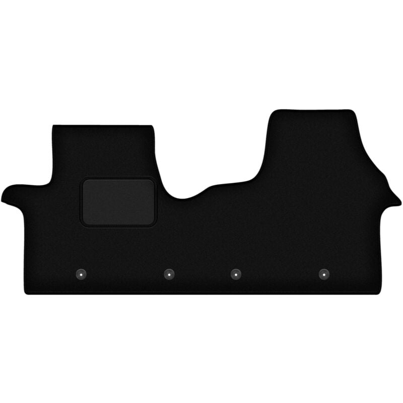 Tapis en velours noir pour : Renault Trafic III dans son intégralité (2016-)