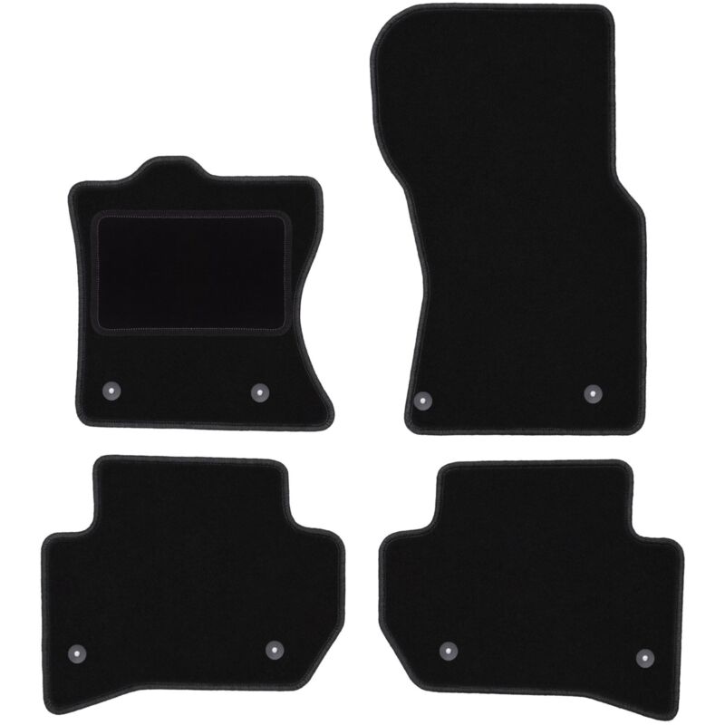 Tapis en velours noir pour SUV Land Rover Velar (2017-)