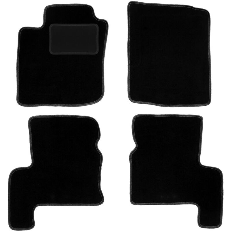 Tapis en velours noir pour : Suzuki Grand Vitara XL7 SUV (2002-2005)