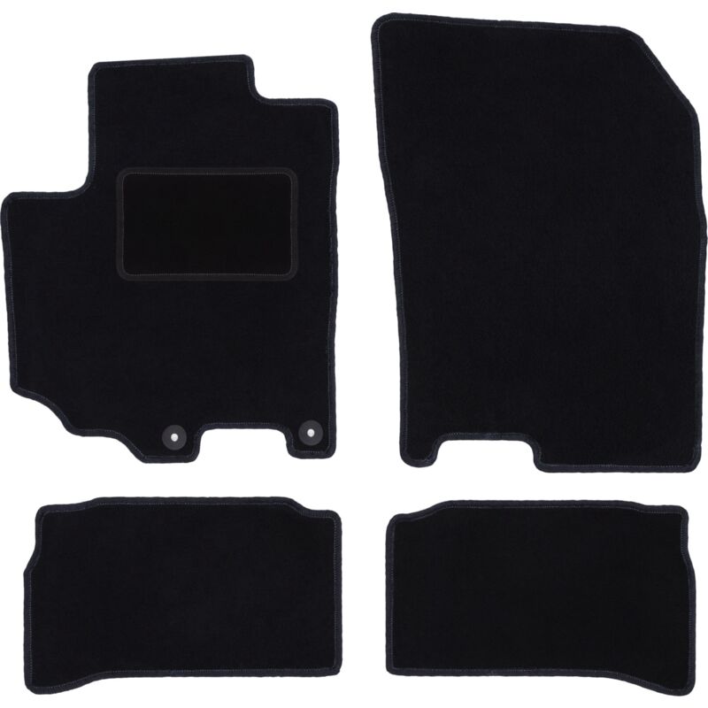 Tapis en velours noir pour : Suzuki Vitara III crossover (2015-)