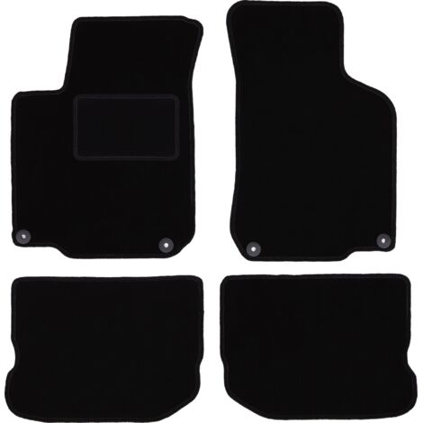 Tapis en velours noir pour : Volkswagen Golf IV à hayon, break, variante (1997-2003)