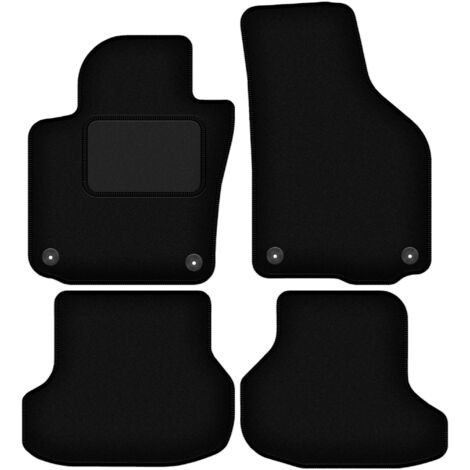 Tapis en velours noir pour Volkswagen Golf VI cabriolet (2011-2016)