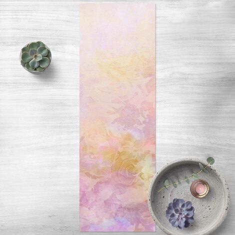 Tapis en vinyle - Bright Floral Dream In Pastel - Panorama Large