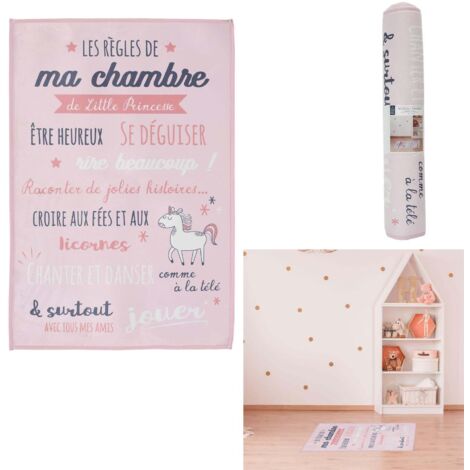 Tapis enfant 60x90 cm – Polyester durable – Lavable à la main – Touche ludique et éducative pour la chambre – The Home Deco Kids