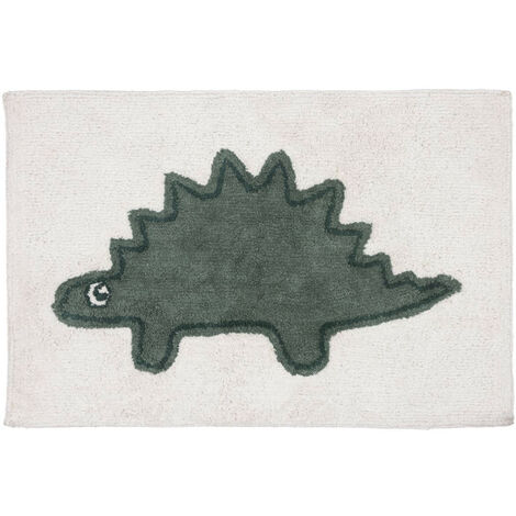 Tapis enfant Dinosaure en coton tufté 60x90cm