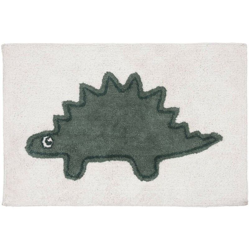 Future Home - Tapis enfant Dinosaure en coton tufté 60x90cm