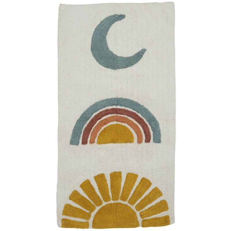 Tapis déco enfant en coton tufté 60x120cm