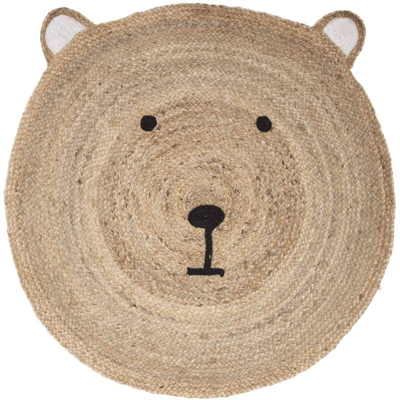 Tapis enfant rond Ourson