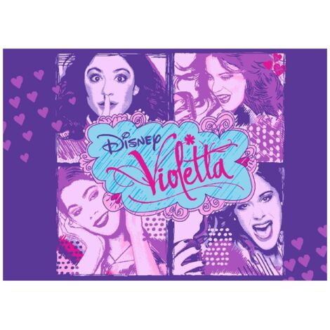 Tapis enfant Violetta Disney - Rose & Violet
