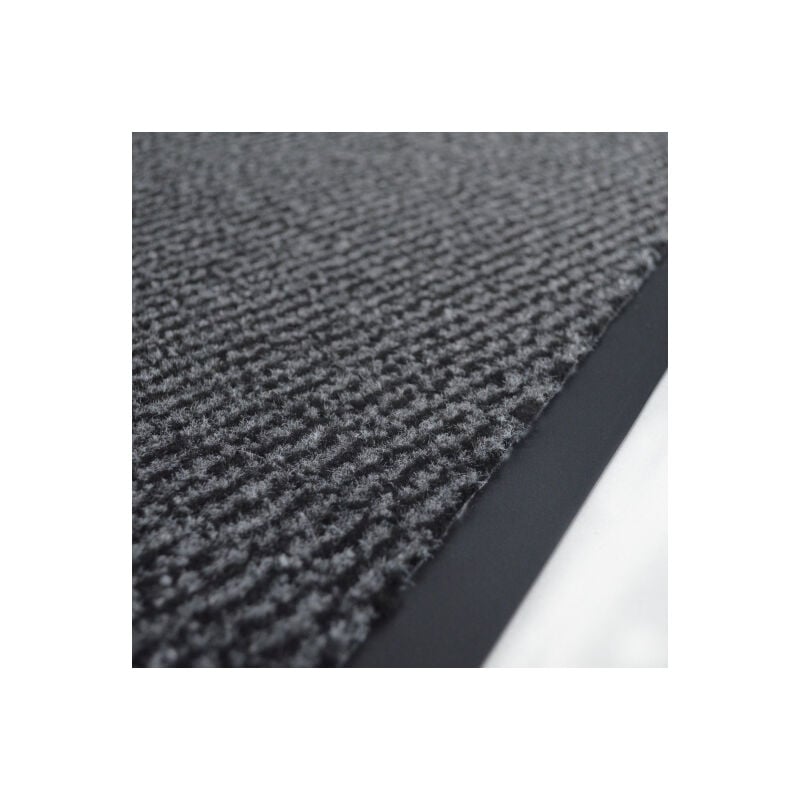 Tapis entrée accueil anti-salissures - Anthracite - Rouleau de 0.9m x 4m