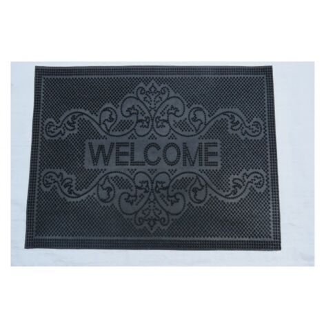 Tapis Entrée Extérieur Caoutchouc Welcome 33x53cm