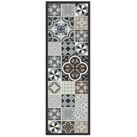 Tapis Entry Carre Ciment 50x150 - VICA