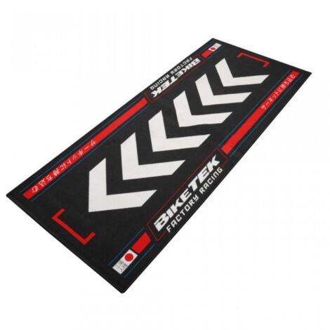 Tapis environnemental pour moto Biketek Garage Mat Rising Sun
