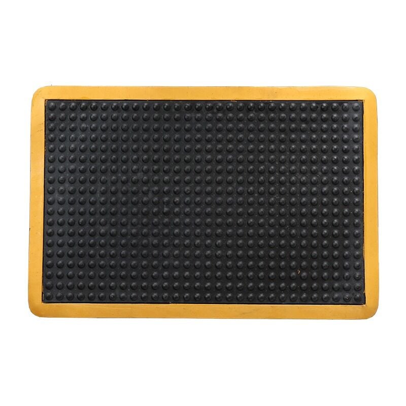 Tapis ergonomique d'atelier - Tapis anti-fatigue - Avec bord jaune - 60x90 cm