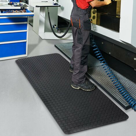 Tapis ergonomique et comfortable HeavyDuty TireTuff Noir 60 x 90 cm