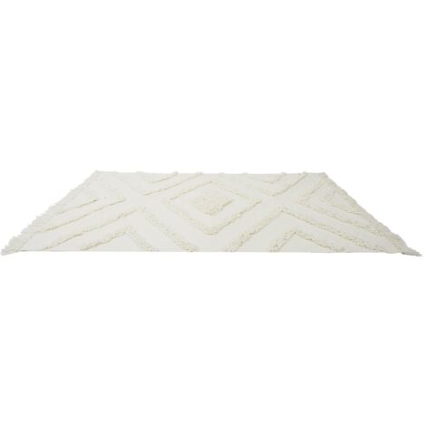 TAPIS ETHNIQUE TUFTE ECRU 120X170CM M4