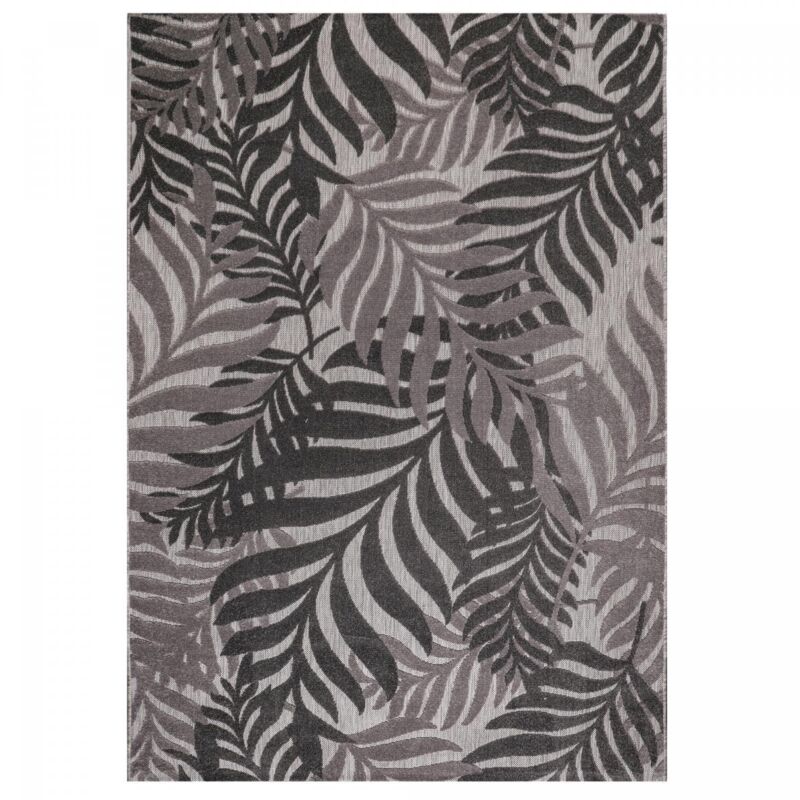 Jadorel - Tapis extérieur kilim 200x290 gris rectangle chimek