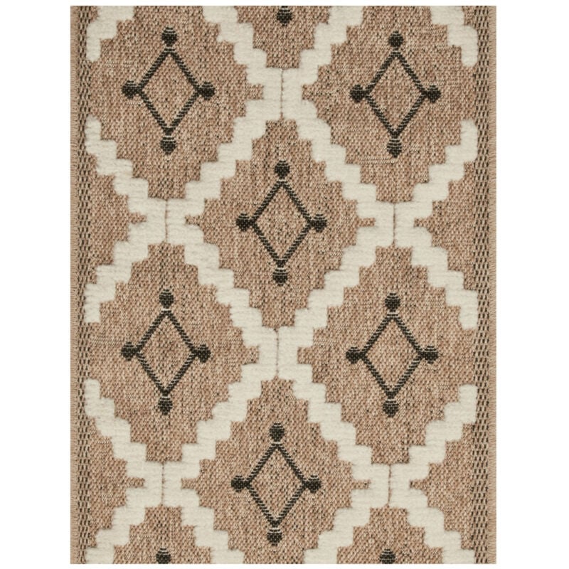 Avril Paris - Tapis extérieur - 120x170cm - multicolore - 100% polypropylène résistant aux uv - 1400gr/m2 - tysen - Multicolore