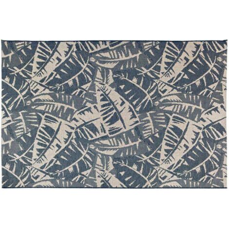 Tapis extérieur Amara pétrole 160 x 230 cm