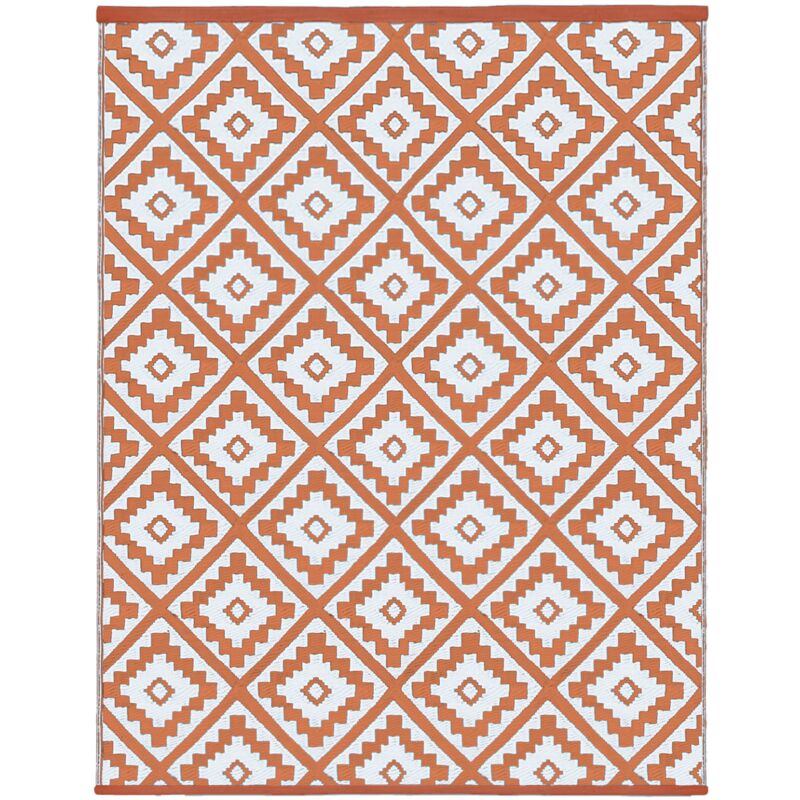 Tapis extérieur bahamas terracotta 160 x 260 cm