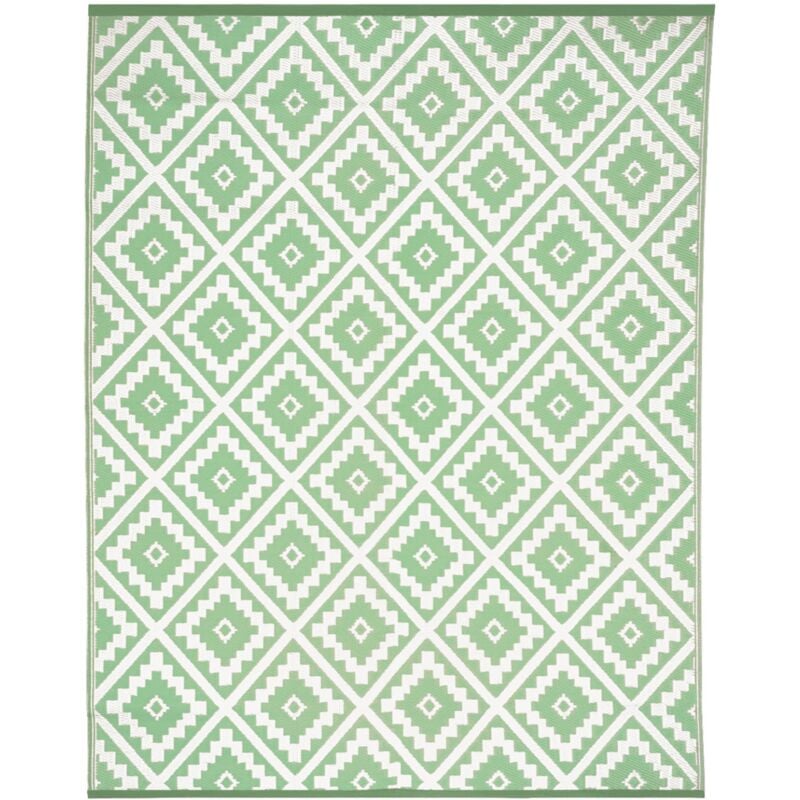 Tapis extérieur bahamas vert sauge 180 x 280 cm