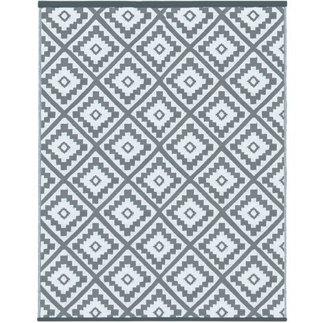 SHACOS Tapis Extérieur Terrasse, 180x270cm Tapis de Sol Réversible