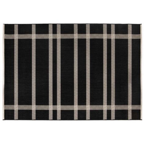 Tapis extérieur en polypropylène Paomia tonnerre 160 x 230 cm