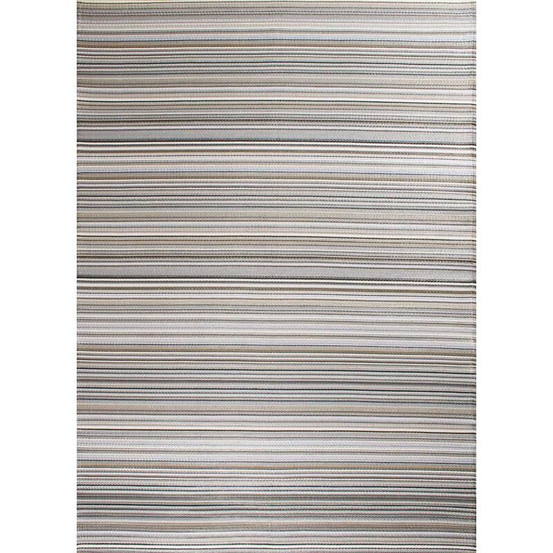 Jardindeco - Tapis extérieur en polypropylène Spargi 1746 gris 150 x 220 cm