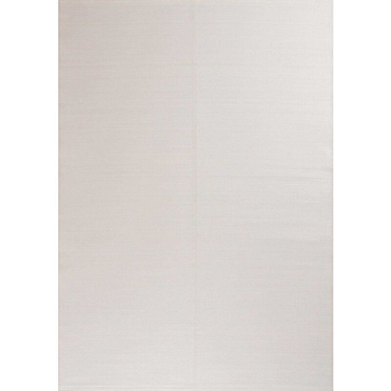 Jardindeco - Tapis extérieur en polypropylène Spargi 1747 blanc 120 x 160 cm