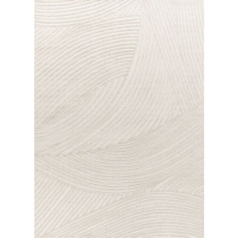 Toutapis - Tapis extérieur intérieur géométrique alanya 41 - Crème, rectangle, 80x150 cm