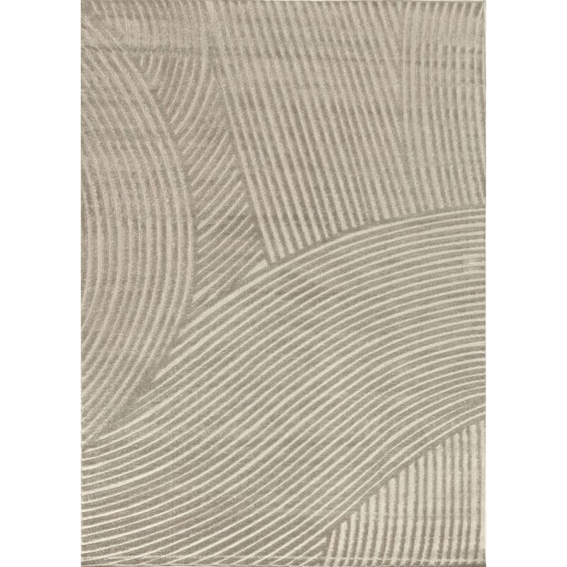 Toutapis - Tapis extérieur intérieur géométrique alanya 41 - Beige, rectangle, 80x150 cm