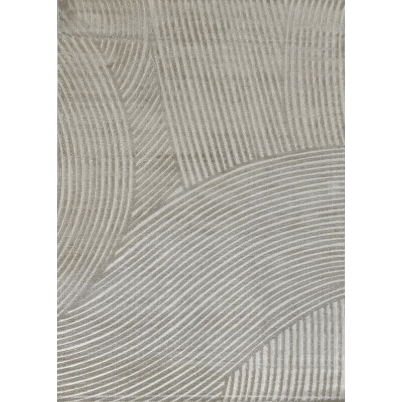 Toutapis - Tapis extérieur intérieur géométrique alanya 41 - Gris, rectangle, 160x230 cm