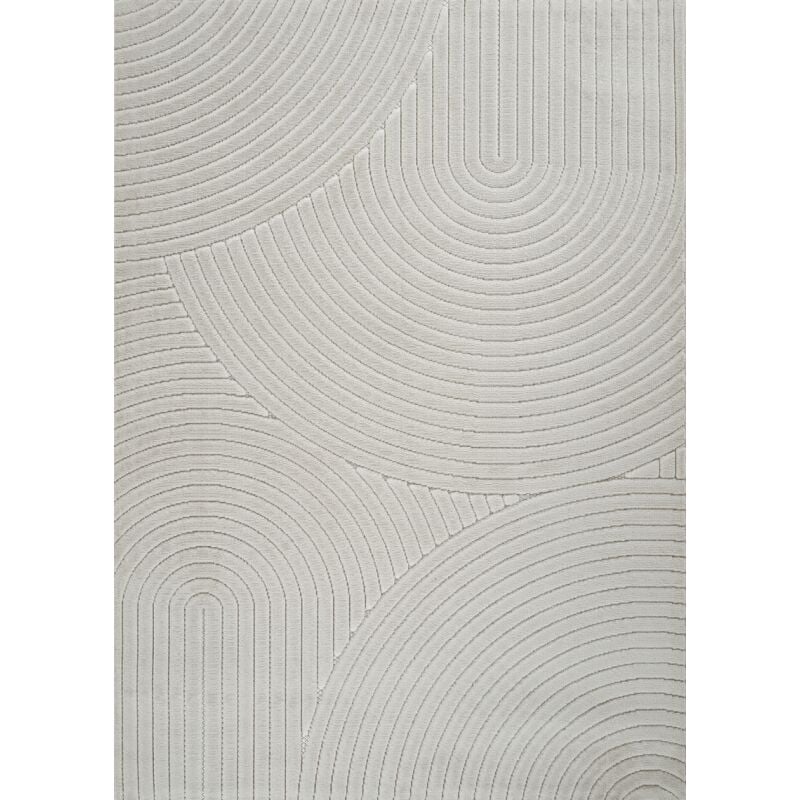 Toutapis - Tapis extérieur intérieur tokyo 02 - Crème, rectangle, 80x150 cm