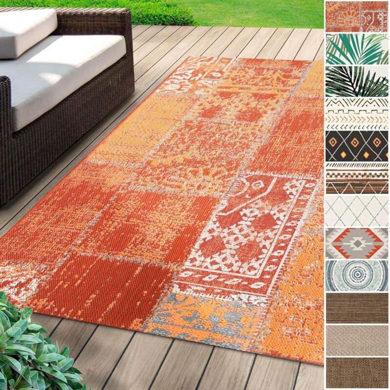 Floordirekt - Tapis d'extérieur Pour terrasse et balcon Coton Terra 80 x 150 cm