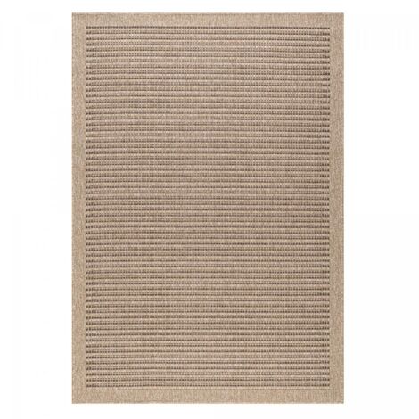 Tapis extérieur kilim 120x170 marron rectangle JUTE ART