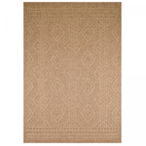 Tapis extérieur kilim 160x230 beige rectangle JUTE ART 3