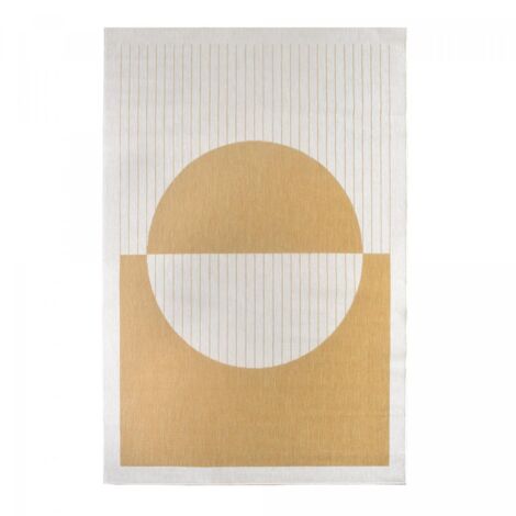 Tapis extérieur, kilim reversible AE REVERSIBLE  200x290 jaune
