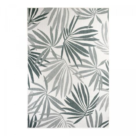 Tapis extérieur, kilim reversible AG REVERSIBLE 120x170 vert et crème
