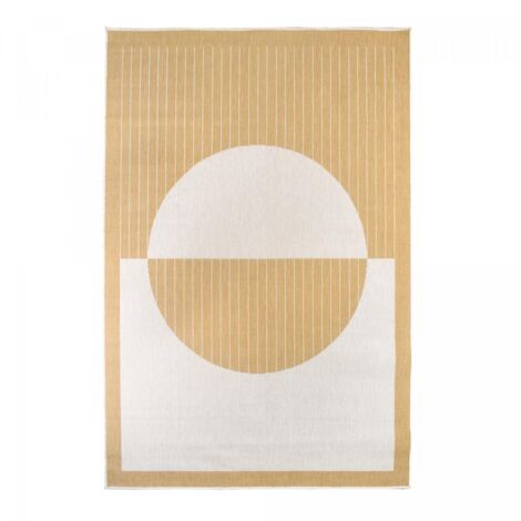 Tapis extérieur, kilim reversible LYN2 AQ REVERSIBLE 200x290 jaune