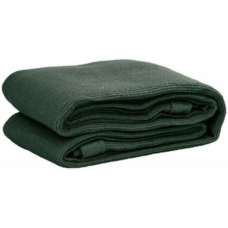 Tapis extérieur Tapis de tente  Tapis de Camping 200x400 cm Vert foncé 77895