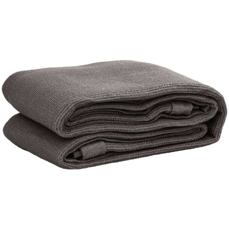 Tapis extérieur Tapis de tente  Tapis de Camping 250x250 cm Anthracite PEHD 92211